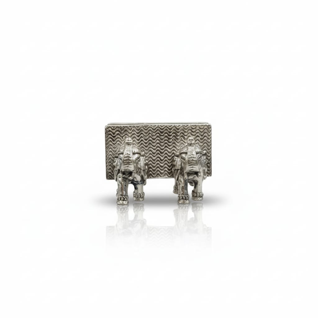 Suraj Bhan Jewellery Hub - Elephant Silver Card Holder